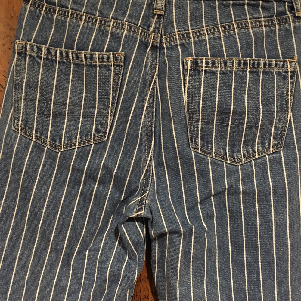 American Eagle Striped Mom Jeans Pencil Cut - Picture 3 of 12